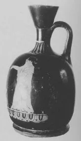 LEKYTHOS, SQUAT (ATHENIAN, RED-FIGURE)
