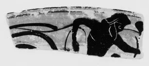 CUP, FRAGMENT (ATHENIAN, BLACK-FIGURE)