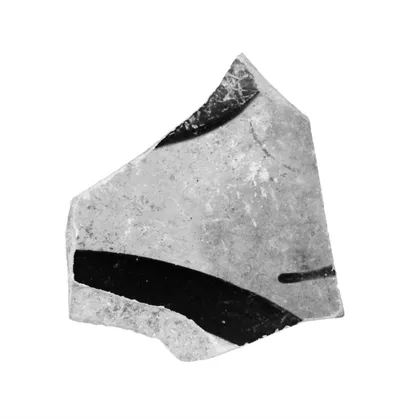 Attic Black-Figure Eye Cup Fragment