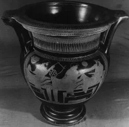 KRATER, COLUMN (ATHENIAN, RED-FIGURE)