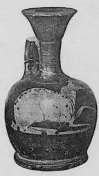 LEKYTHOS, SQUAT (ATHENIAN, RED-FIGURE)
