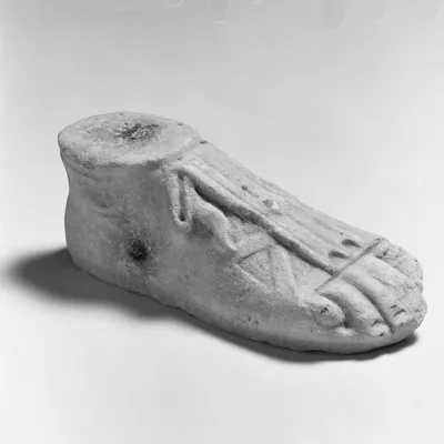 Sandaled Foot from a Statue