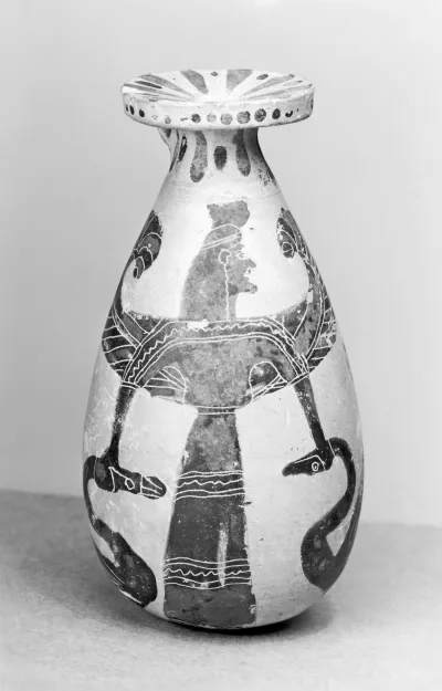 Alabastron with the ""Mistress of the Animals""