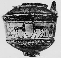 PYXIS (EAST GREEK GEOMETRIC, SILHOUETTE)