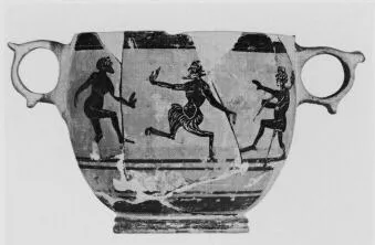 KANTHAROS (BOEOTIAN, CABIRION WARE, BLACK-FIGURE)