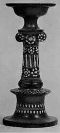 INCENSE BURNER (SOUTH ITALIAN, GNATHIAN, ADDED COLOUR)