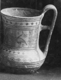 TANKARD (ATHENIAN GEOMETRIC, OUTLINE)