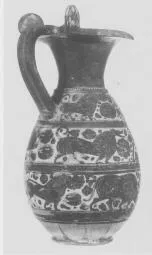 OLPE (ETRUSCO-CORINTHIAN, BLACK-FIGURE)