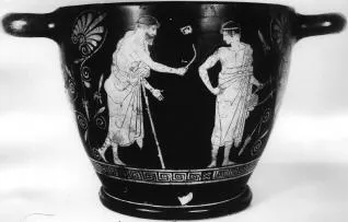 SKYPHOS (ATHENIAN, RED-FIGURE)