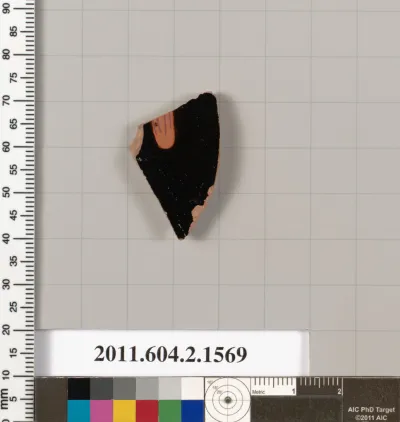 Terracotta fragment of a skyphos (deep drinking cup)