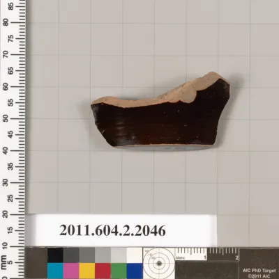 Terracotta fragment of a kalathos