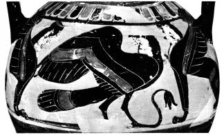 AMPHORA, NECK (ATHENIAN, BLACK-FIGURE)