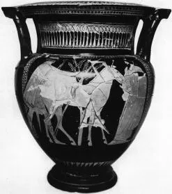 KRATER, COLUMN (ATHENIAN, RED-FIGURE)