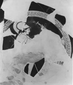 KRATER, COLUMN, FRAGMENT (ATHENIAN, RED-FIGURE)