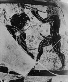 HYDRIA (CAERETAN, BLACK-FIGURE)