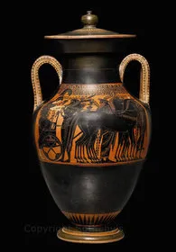 AMPHORA, BELLY, TYPE A (ATHENIAN, BLACK-FIGURE)