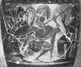 LEKYTHOS (ATHENIAN, BLACK-FIGURE)