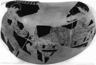 KRATER, COLUMN, FRAGMENT (ATHENIAN, RED-FIGURE)