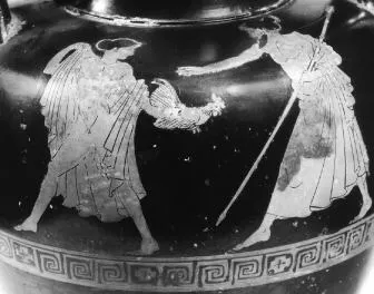 AMPHORA, NECK (ATHENIAN, RED-FIGURE)
