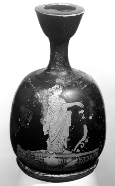 Attic Red-Figure Squat Lekythos