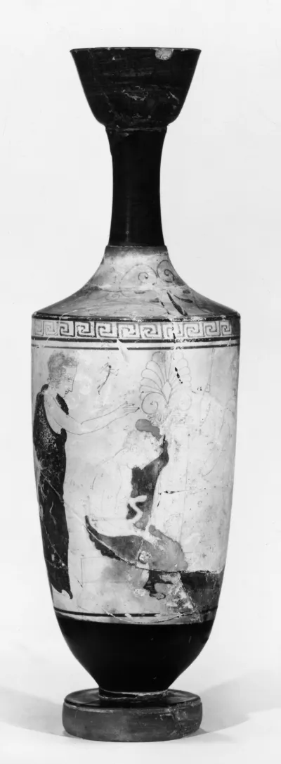 Attische, weißgrundige Lekythos