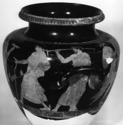 STAMNOS (ATHENIAN, RED-FIGURE)