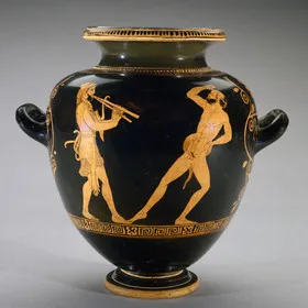 STAMNOS (ATHENIAN, RED-FIGURE)