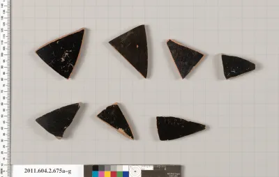 Terracotta fragments of column-kraters (bowls for mixing wine and water)