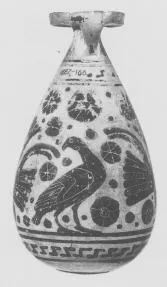 ALABASTRON (CORINTHIAN, BLACK-FIGURE)