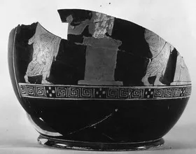 CHOUS, FRAGMENT (ATHENIAN, RED-FIGURE)