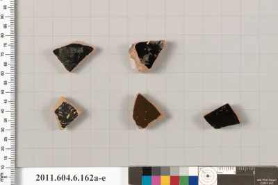 Terracotta fragments of open shapes