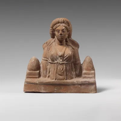 Terracotta statuette