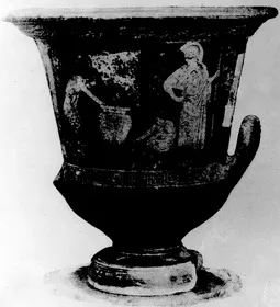 KRATER, CALYX (ATHENIAN, RED-FIGURE)