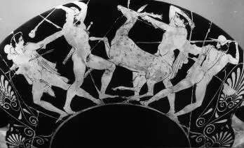 CUP B (ATHENIAN, RED-FIGURE)