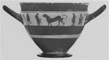 SKYPHOS (ATHENIAN, BLACK-FIGURE)