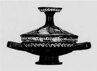 LEKANIS (SOUTH ITALIAN, GNATHIAN, BLACK GLAZE)