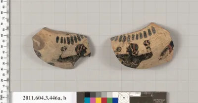 Terracotta fragments of a neck-amphora (jar)