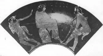 CUP B (ATHENIAN, RED-FIGURE)