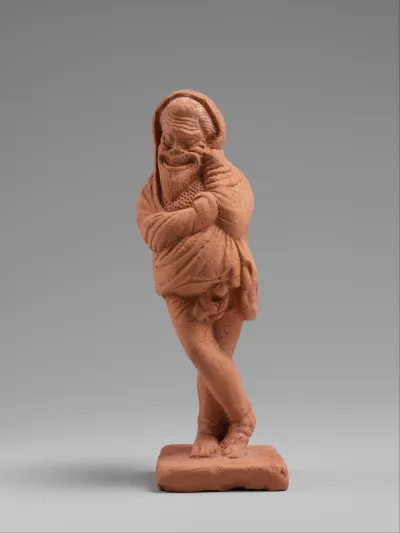 Terracotta statuette of an actor