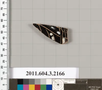 Terracotta fragment of a kylix (drinking cup)