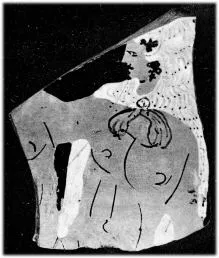KRATER, BELL, FRAGMENT (ATHENIAN, RED-FIGURE)