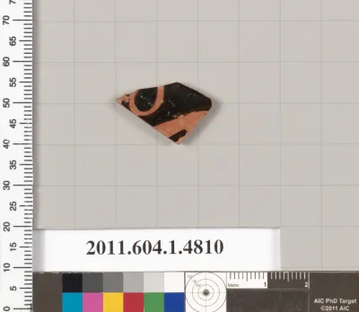 Terracotta fragment of a kylix (drinking cup)