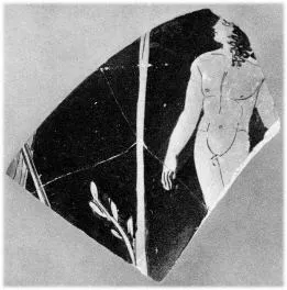 CHOUS, FRAGMENT (ATHENIAN, RED-FIGURE)