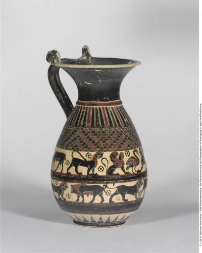 Kanne (Korinthische Kanne, Korinthische Kanne mit Rotellen)