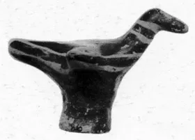 PYXIS LID (?), FRAGMENT (ATHENIAN GEOMETRIC)