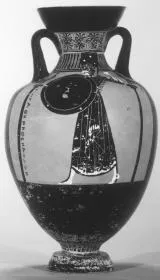AMPHORA, PANATHENAIC PRIZE (ATHENIAN, BLACK-FIGURE)