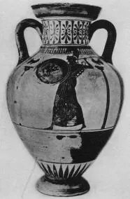PSEUDO-PANATHENAIC AMPHORA (ATHENIAN, BLACK-FIGURE)