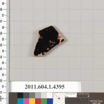 Terracotta fragment of a kylix (drinking cup)