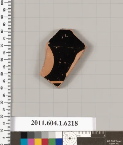 Terracotta fragment of a kylix (drinking cup)