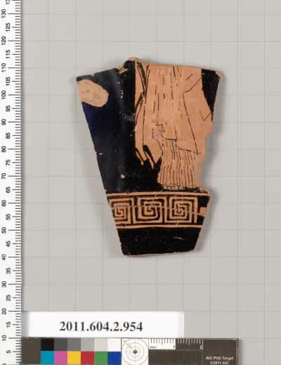 Terracotta fragment of an oinochoe (jug)